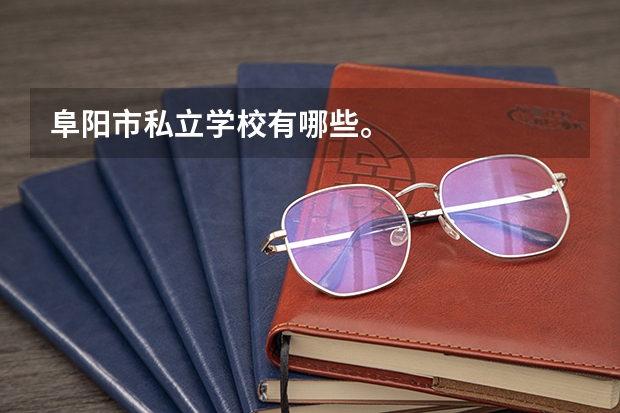 阜阳市私立学校有哪些。