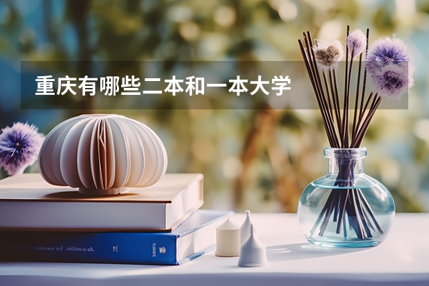 重庆有哪些二本和一本大学