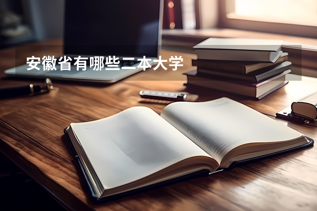 安徽省有哪些二本大学
