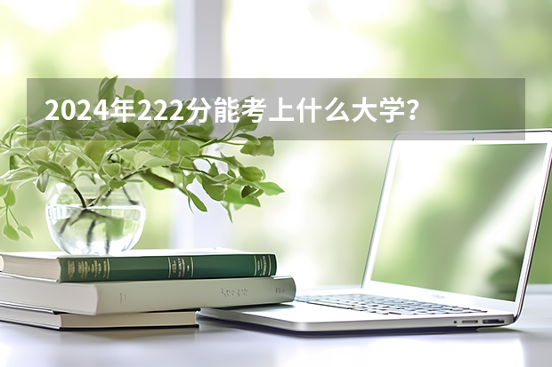 2024年222分能考上什么大学?