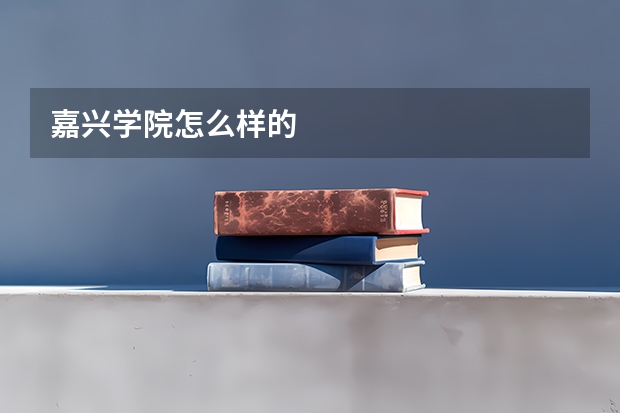 嘉兴学院怎么样的