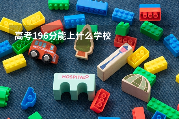 高考196分能上什么学校