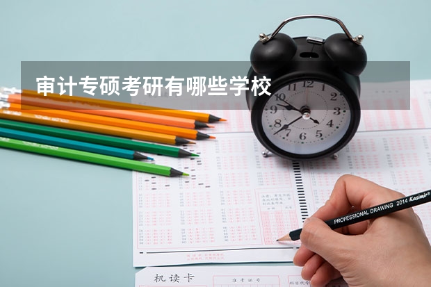审计专硕考研有哪些学校