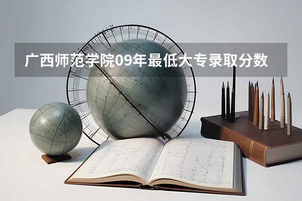 广西师范学院09年最低大专录取分数是多少