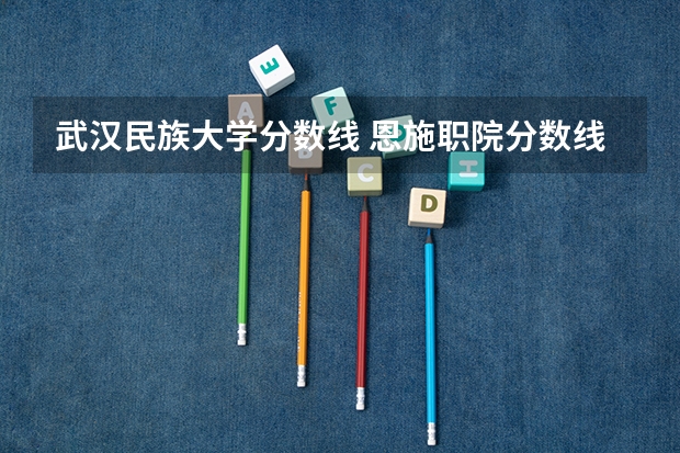 武汉民族大学分数线 恩施职院分数线