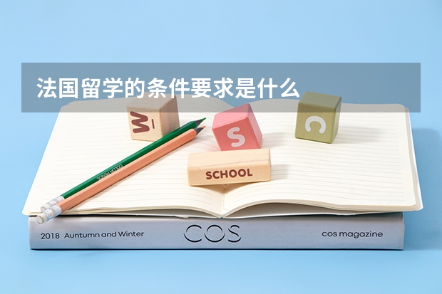 法国留学的条件要求是什么