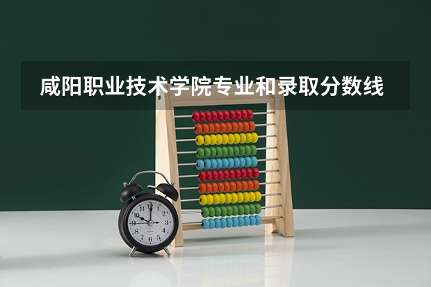  咸阳职业技术学院专业和录取分数线介绍
