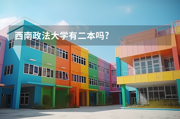 西南政法大学有二本吗?