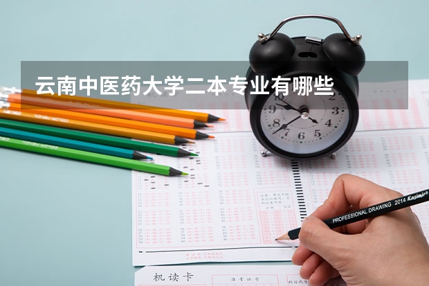云南中医药大学二本专业有哪些