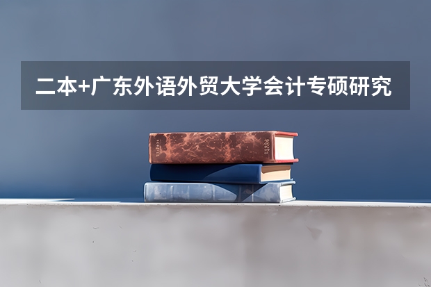 二本+广东外语外贸大学会计专硕研究生进四大难吗