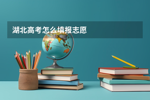 湖北高考怎么填报志愿
