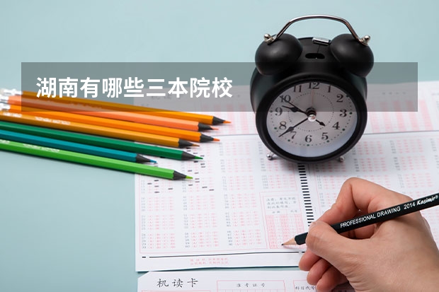 湖南有哪些三本院校