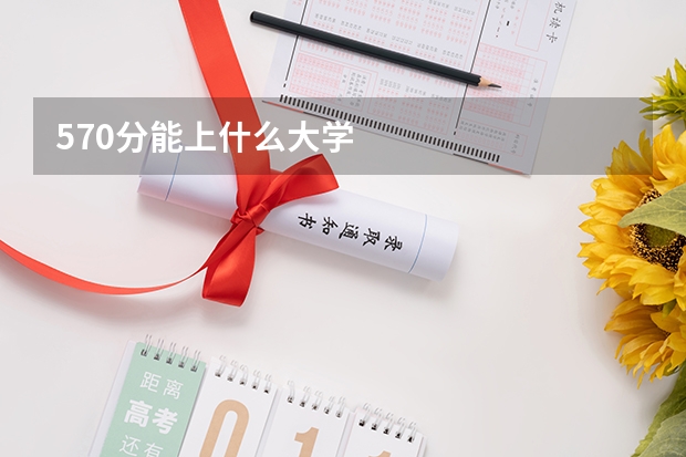 570分能上什么大学