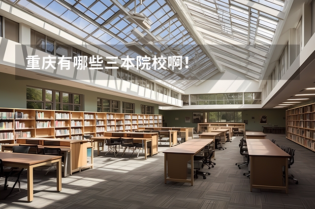 重庆有哪些三本院校啊!