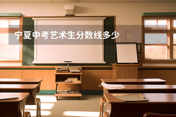 宁夏中考艺术生分数线多少