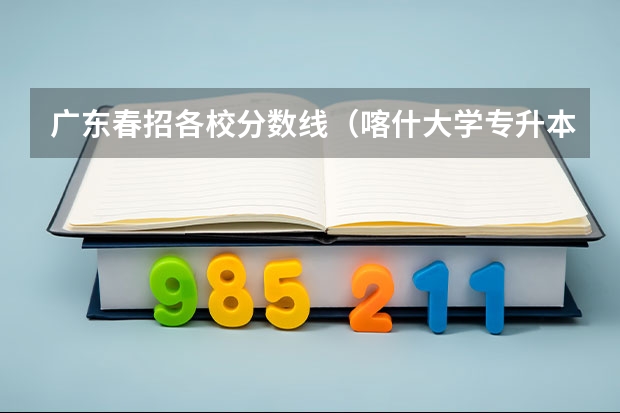 广东春招各校分数线（喀什大学专升本专业分数线）