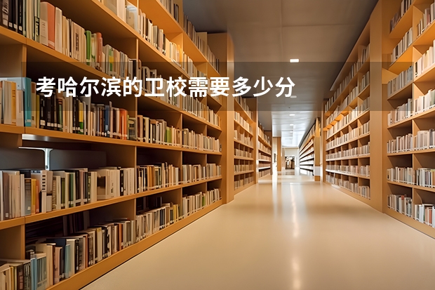 考哈尔滨的卫校需要多少分