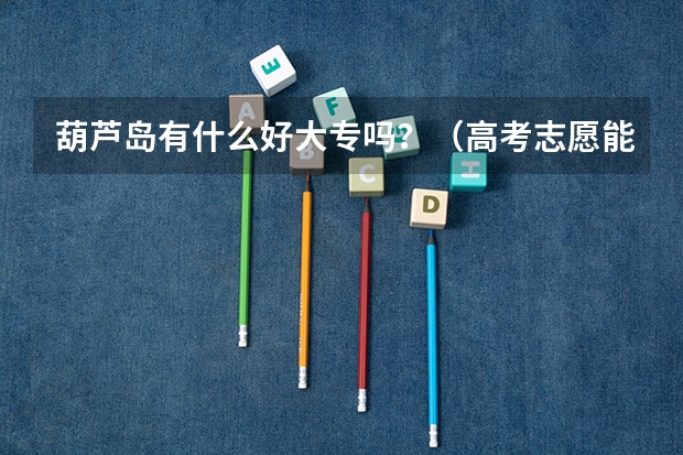 葫芦岛有什么好大专吗？（高考志愿能直接报的）谢了