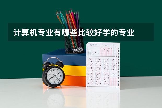 计算机专业有哪些比较好学的专业