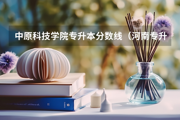 中原科技学院专升本分数线（河南专升本 英语专业录取分数线）